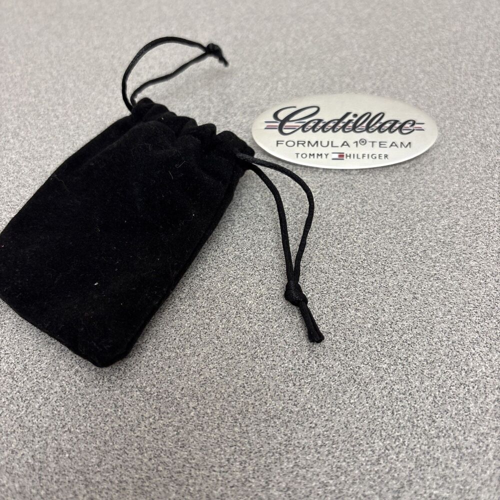 Cadillac Formula 1 Team Tommy Hilfiger Collaboration Event Silver Collectors Pin